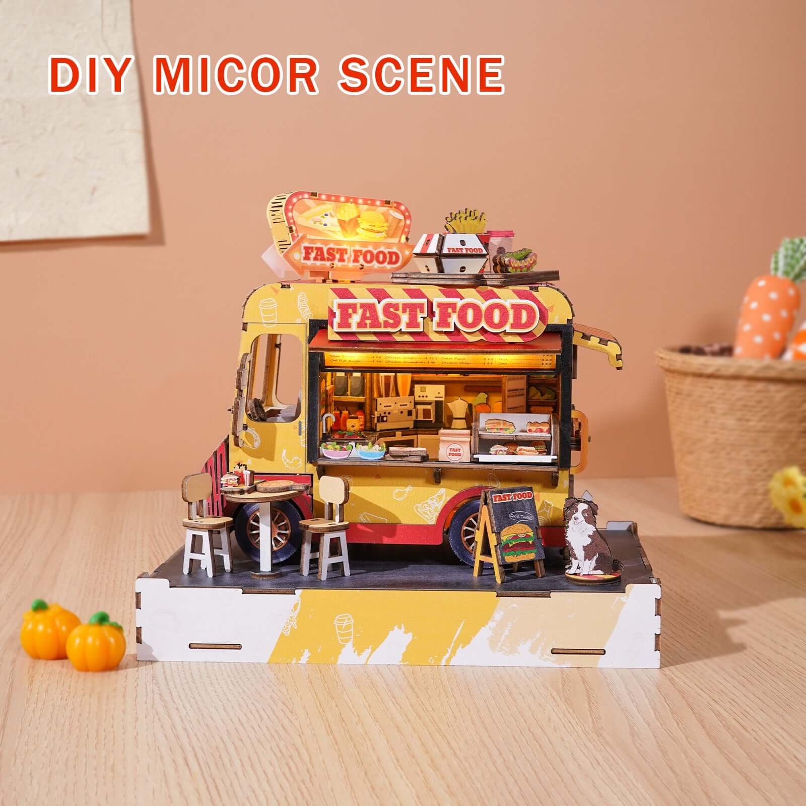 ミニチュア専門collé cuisineページ Japanese bar-restaurant DIY Miniature House Kit