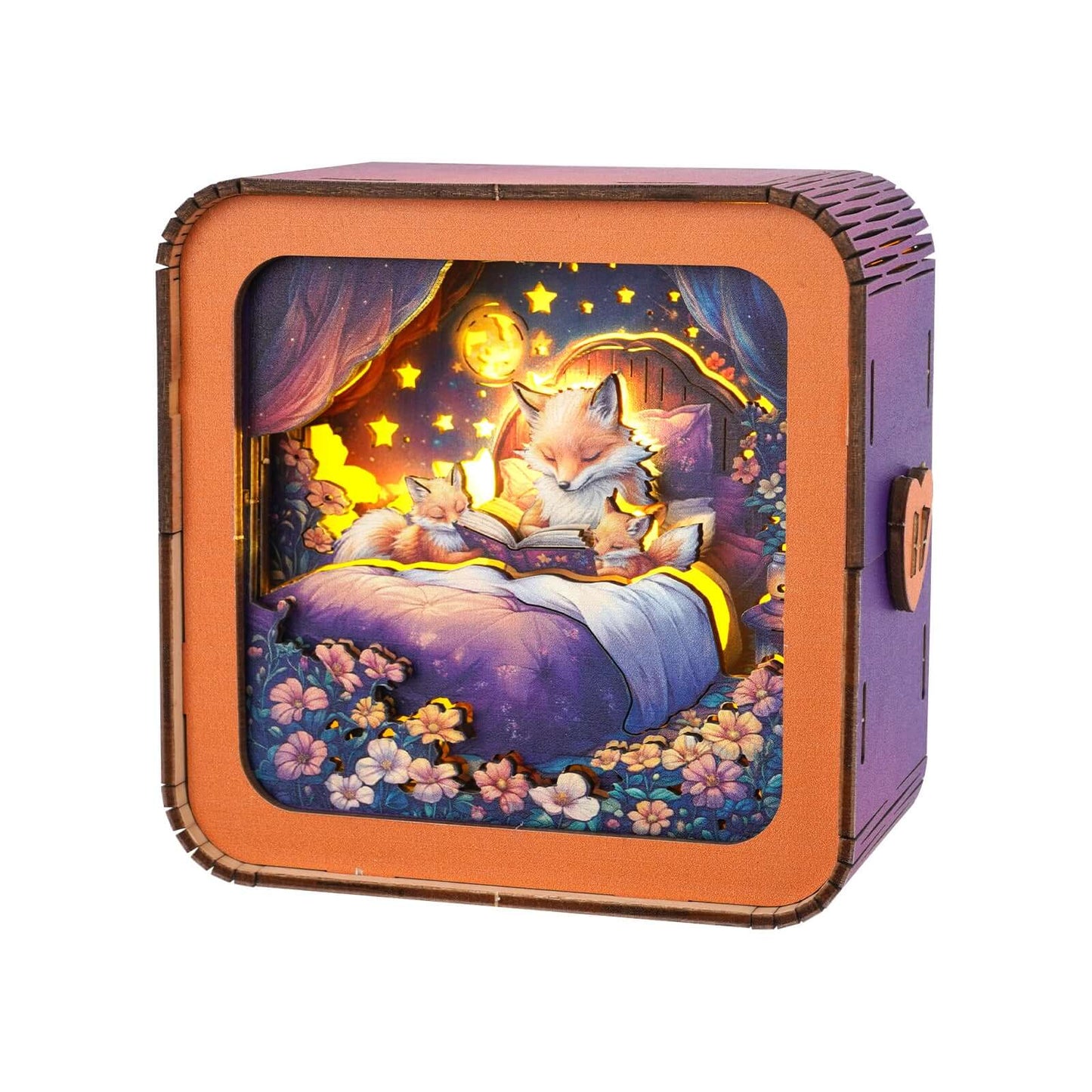 3D Wooden Puzzle Night Light, DIY kits for adults