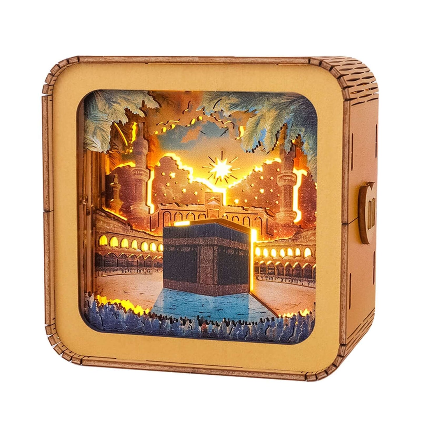 3D Wooden Puzzle Night Light, DIY kits for adults