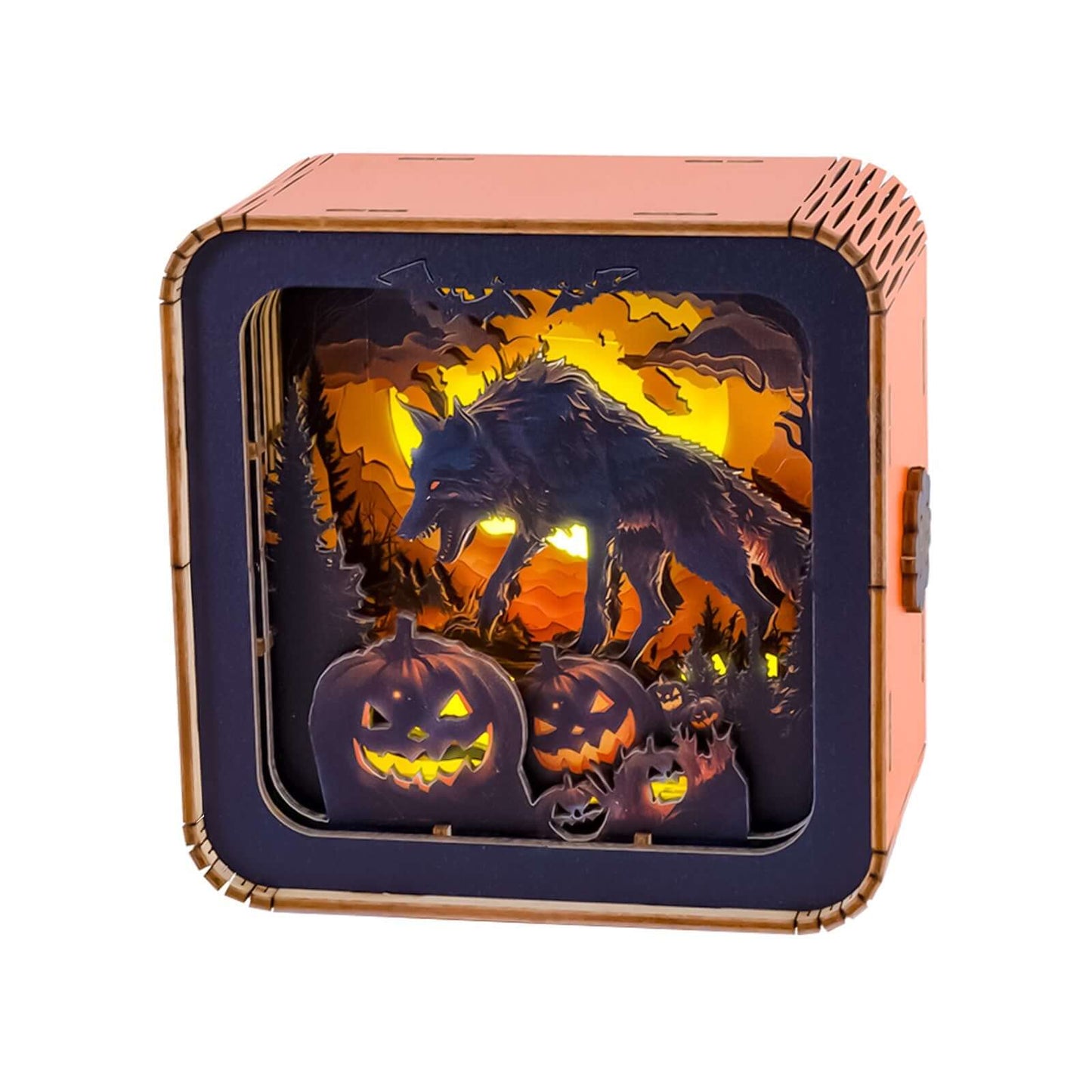 3D Wooden Puzzle Night Light, DIY kits for adults