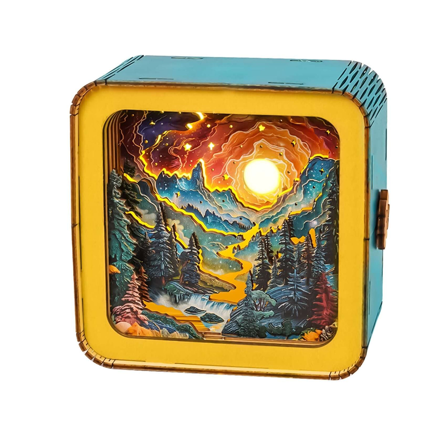 3D Wooden Puzzle Night Light, DIY kits for adults