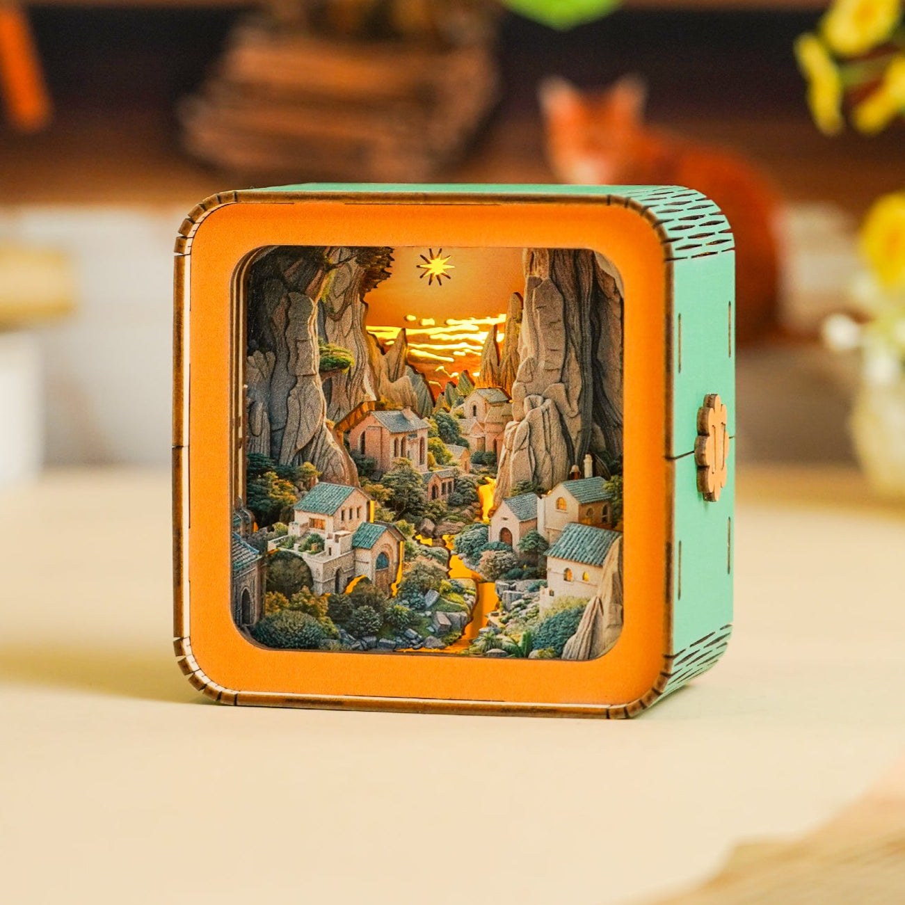 3D Wooden Puzzle Night Light, DIY kits for adults