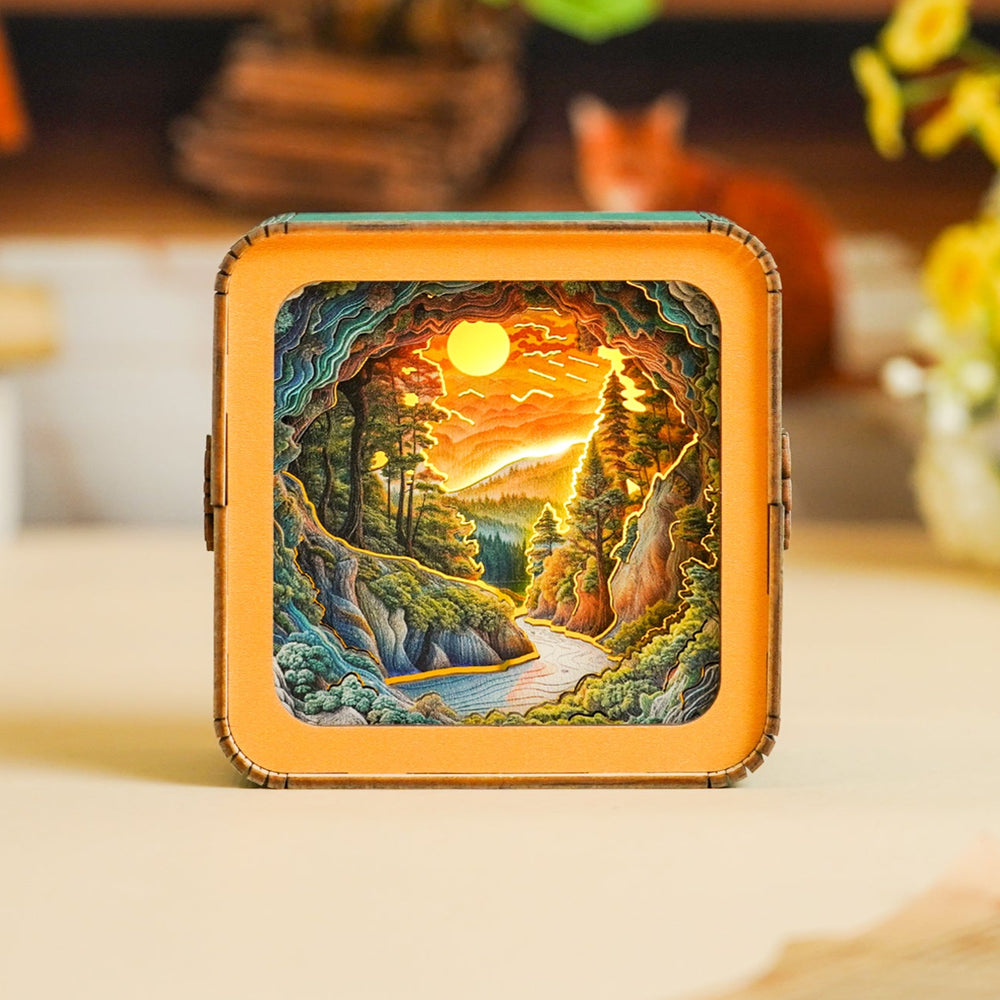3D Wooden Puzzle Night Light, DIY kits for adults