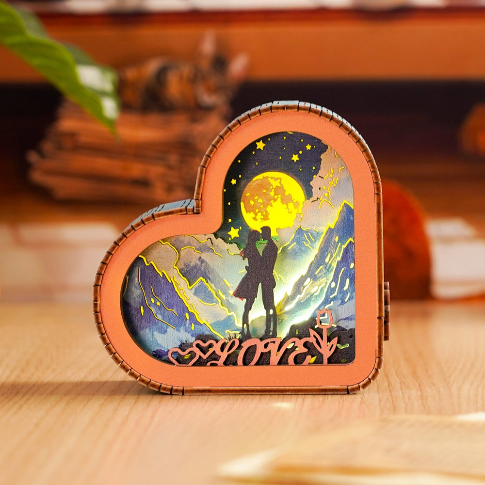 3D Wooden Puzzle Night Light, DIY kits for adults