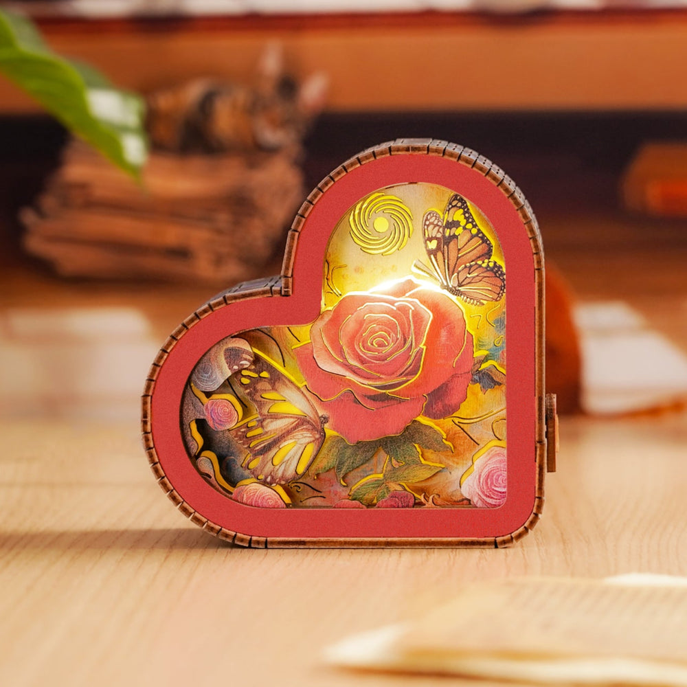 3D Wooden Puzzle Night Light, DIY kits for adults