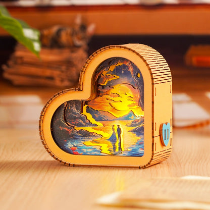 3D Wooden Puzzle Night Light, DIY kits for adults