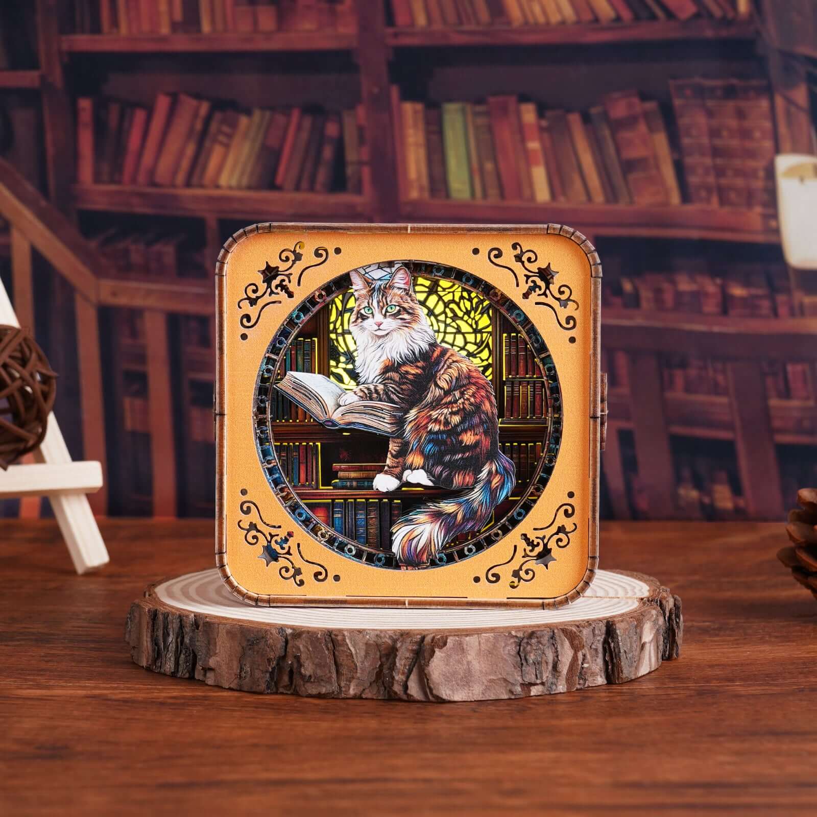 3D Wooden Puzzle Night Light, DIY kits for adults