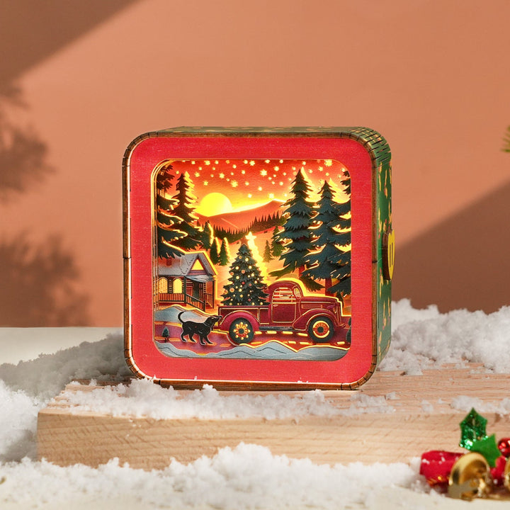 Ready for Christmas - 3D Wooden Puzzle Night Light
