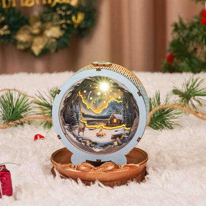 3D Wooden Puzzle Night Light, DIY kits for adults