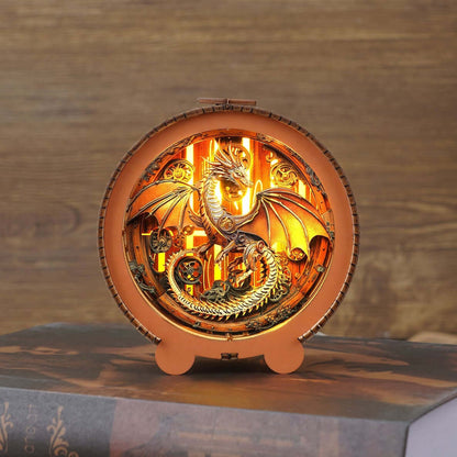 3D Wooden Puzzle Night Light, DIY kits for adults