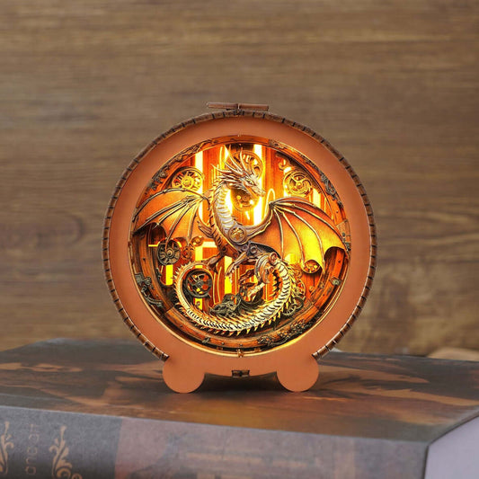 3D Wooden Puzzle Night Light, DIY kits for adults
