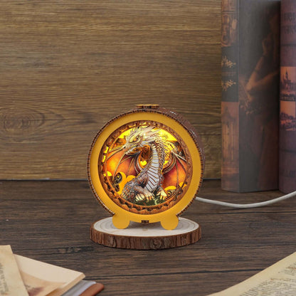 3D Wooden Puzzle Night Light, DIY kits for adults