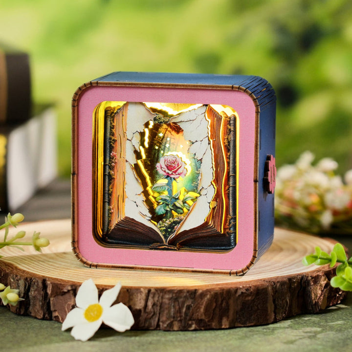 Blooming Story - 3D Wooden Puzzle Night Light Kit