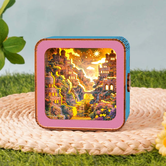 3D Wooden Puzzle Night Light, DIY kits for adults