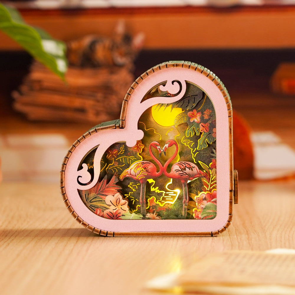 3D Wooden Puzzle Night Light, DIY kits for adults