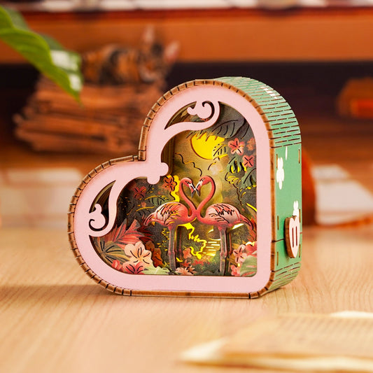 3D Wooden Puzzle Night Light, DIY kits for adults