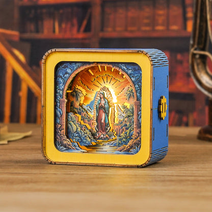 3D Wooden Puzzle Night Light, DIY kits for adults