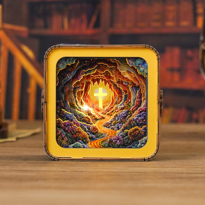 3D Wooden Puzzle Night Light, DIY kits for adults