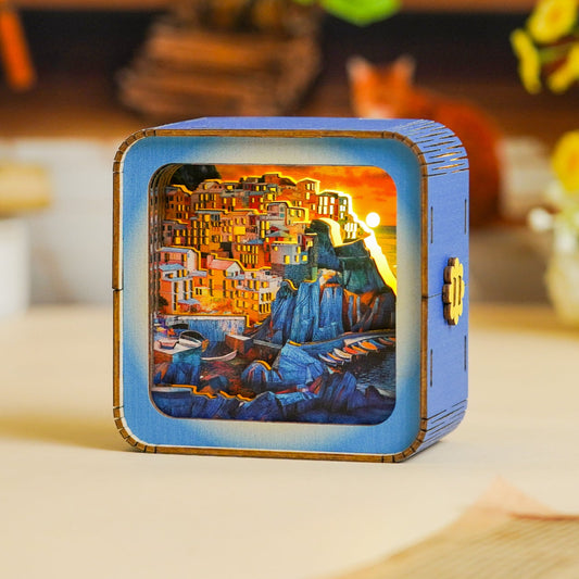3D Wooden Puzzle Night Light, DIY kits for adults