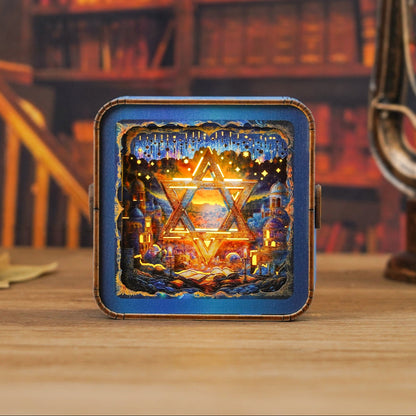 3D Wooden Puzzle Night Light, DIY kits for adults