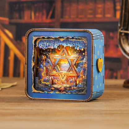 3D Wooden Puzzle Night Light, DIY kits for adults