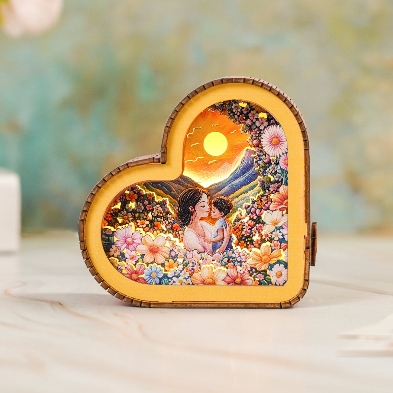 3D Wooden Puzzle Night Light, DIY kits for adults