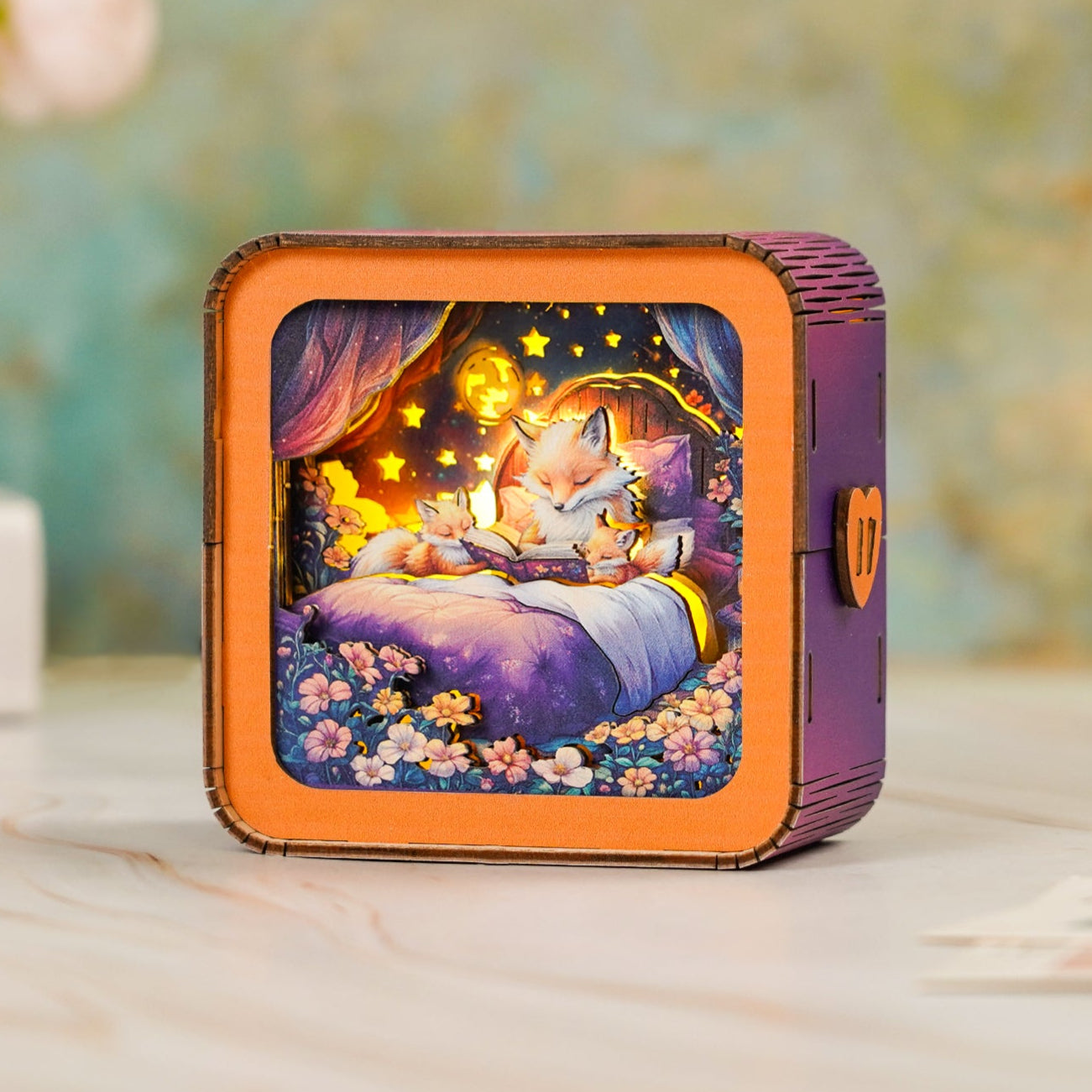 3D Wooden Puzzle Night Light, DIY kits for adults