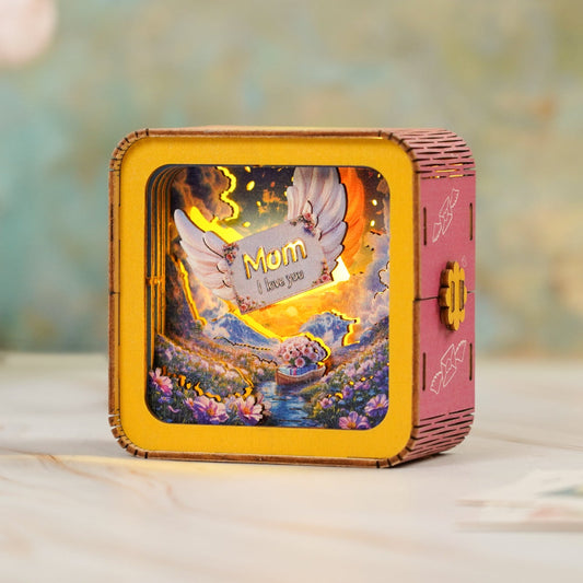 3D Wooden Puzzle Night Light, DIY kits for adults