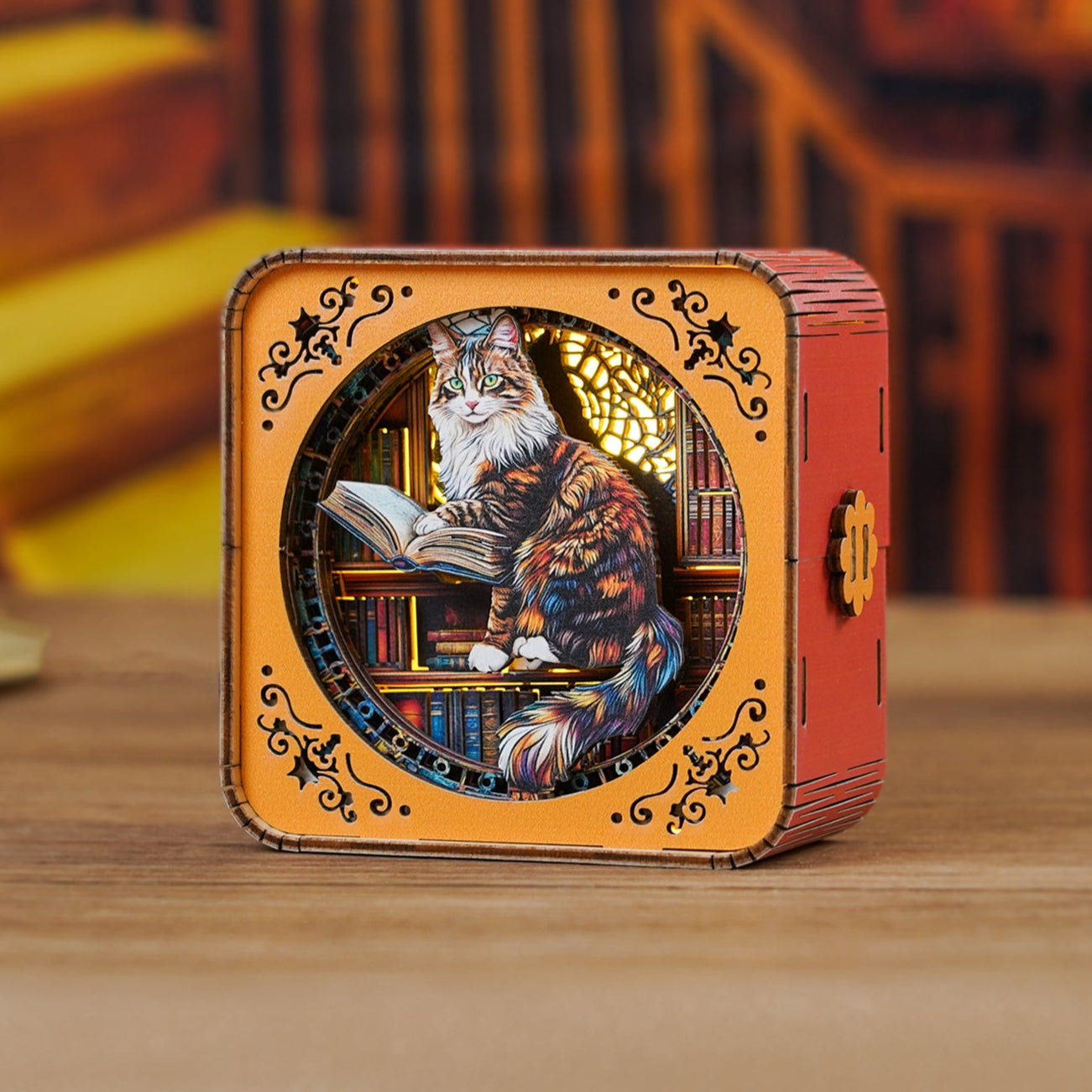 3D Wooden Puzzle Night Light, DIY kits for adults