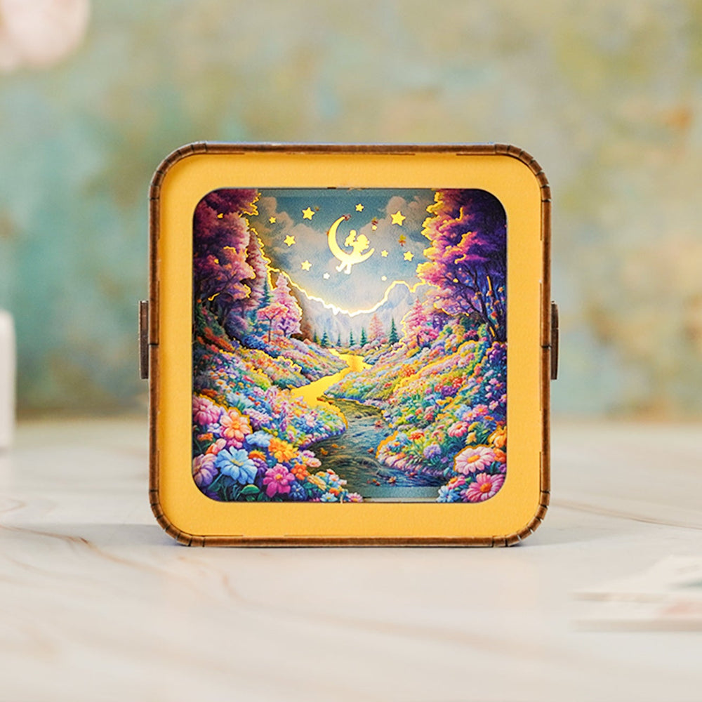 3D Wooden Puzzle Night Light, DIY kits for adults