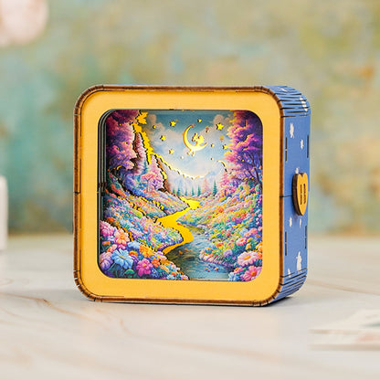 3D Wooden Puzzle Night Light, DIY kits for adults