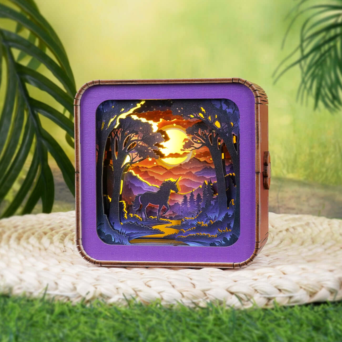 3D Wooden Puzzle Night Light, DIY kits for adults