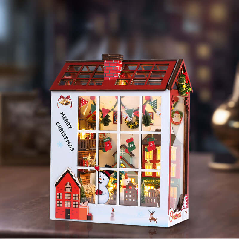 DIY book nook kit, an easy - to - assemble kit that lets you customize your own book nook with unique designs