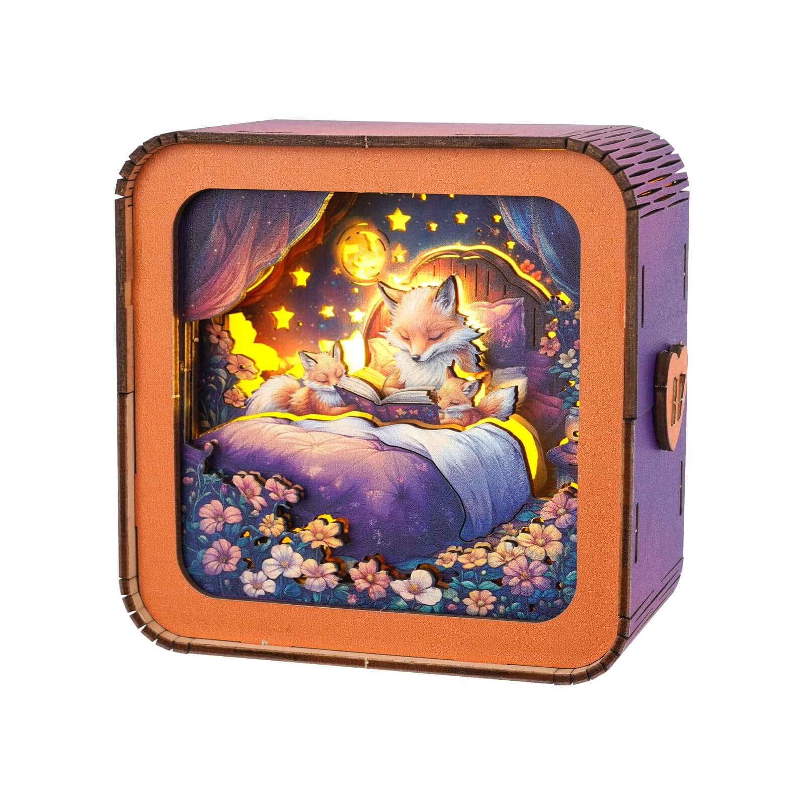 3D Wooden Puzzle Night Light, DIY kits for adults