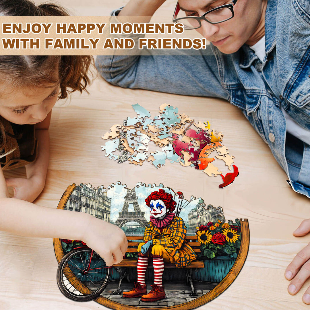 Thoughts of the Joker Wooden Jigsaw Puzzle