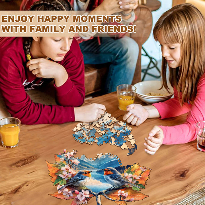 Quiet lake Wooden Jigsaw Puzzle