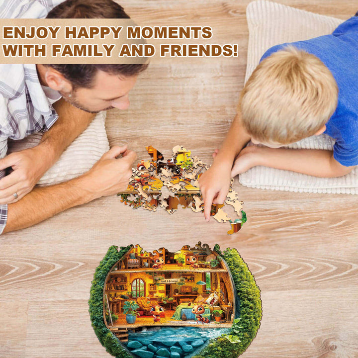 Ant House Wooden Jigsaw Puzzle