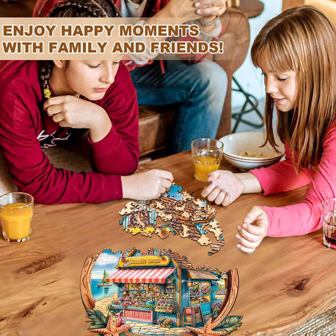 Seaside Shop Wooden Jigsaw Puzzle