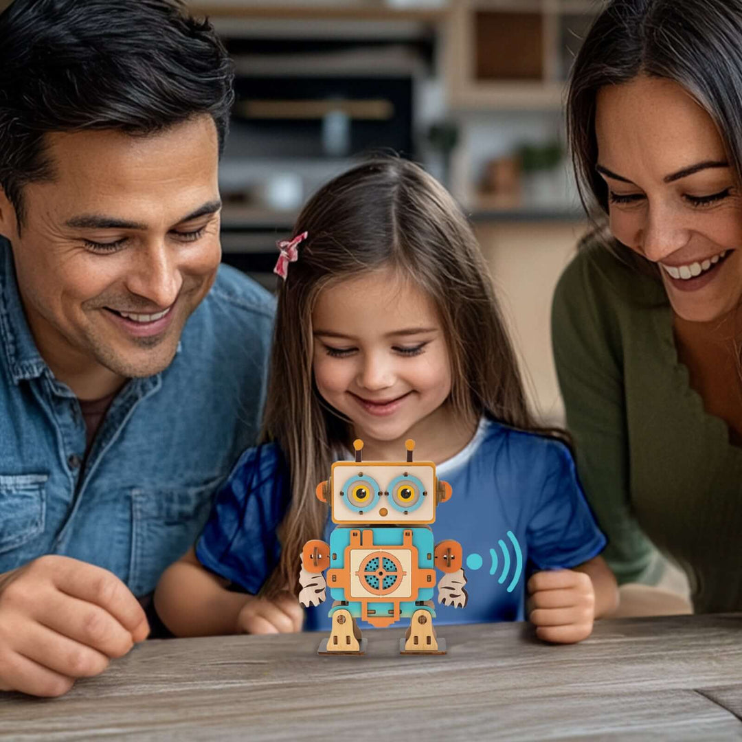 Grunt Robot - STEM Wooden DIY Recorder Kit for Kids