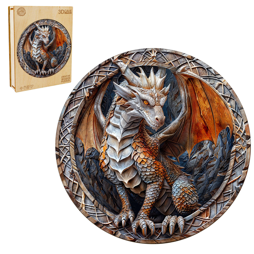 3D Cave Dragon Wooden Jigsaw Puzzle