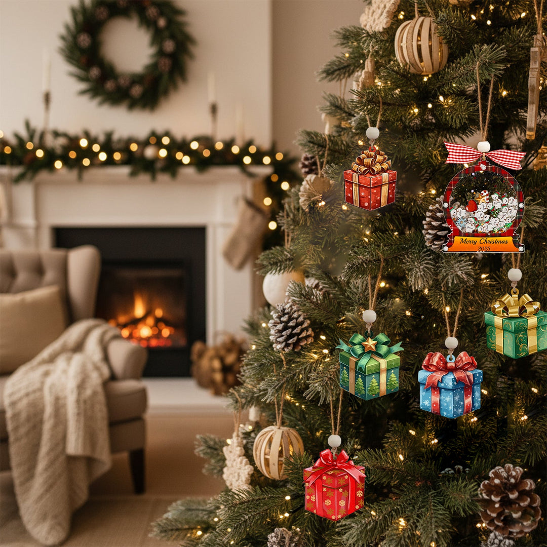 Christmas Snow Globe Ornament - Snow Man