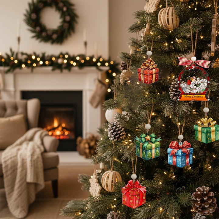 Christmas Snow Globe Ornament - Snow Man