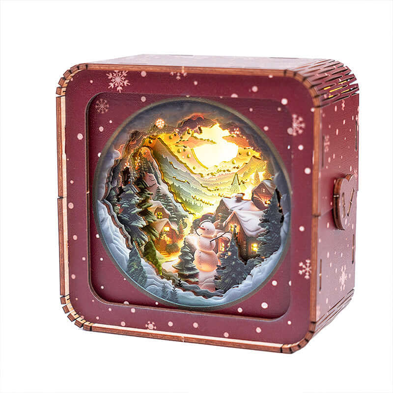3D Wooden Puzzle Night Light, DIY kits for adults