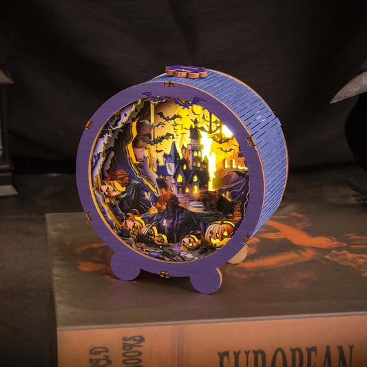 3D Wooden Puzzle Night Light, DIY kits for adults