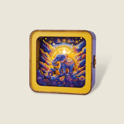 3D Wooden Puzzle Night Light, DIY kits for adults
