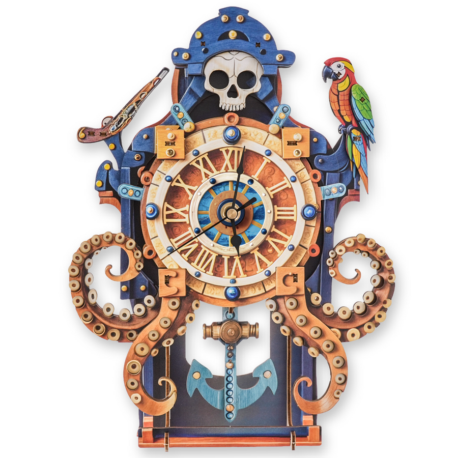 Wooden Puzzle Clock Kits - DIY 3D Clocks for Home Decor & Gifting ...