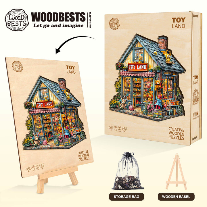 Toy Land Wooden Jigsaw Puzzle