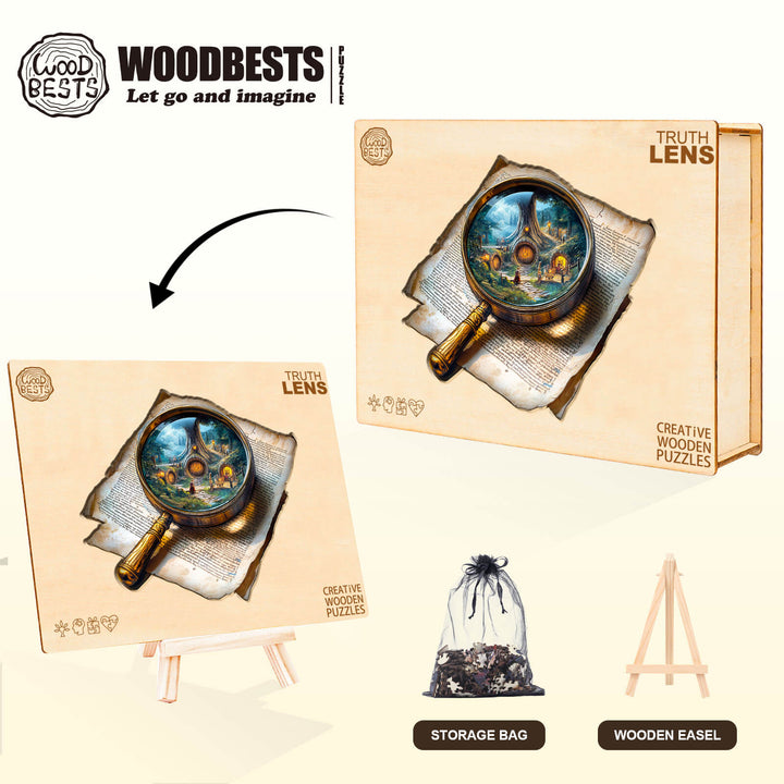 Truth Lens Wooden Jigsaw Puzzle