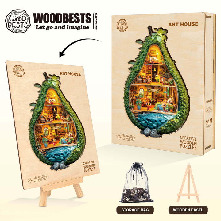 Ant House Wooden Jigsaw Puzzle
