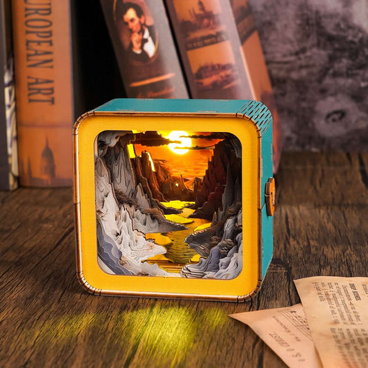 3D Wooden Puzzle Night Light, DIY kits for adults
